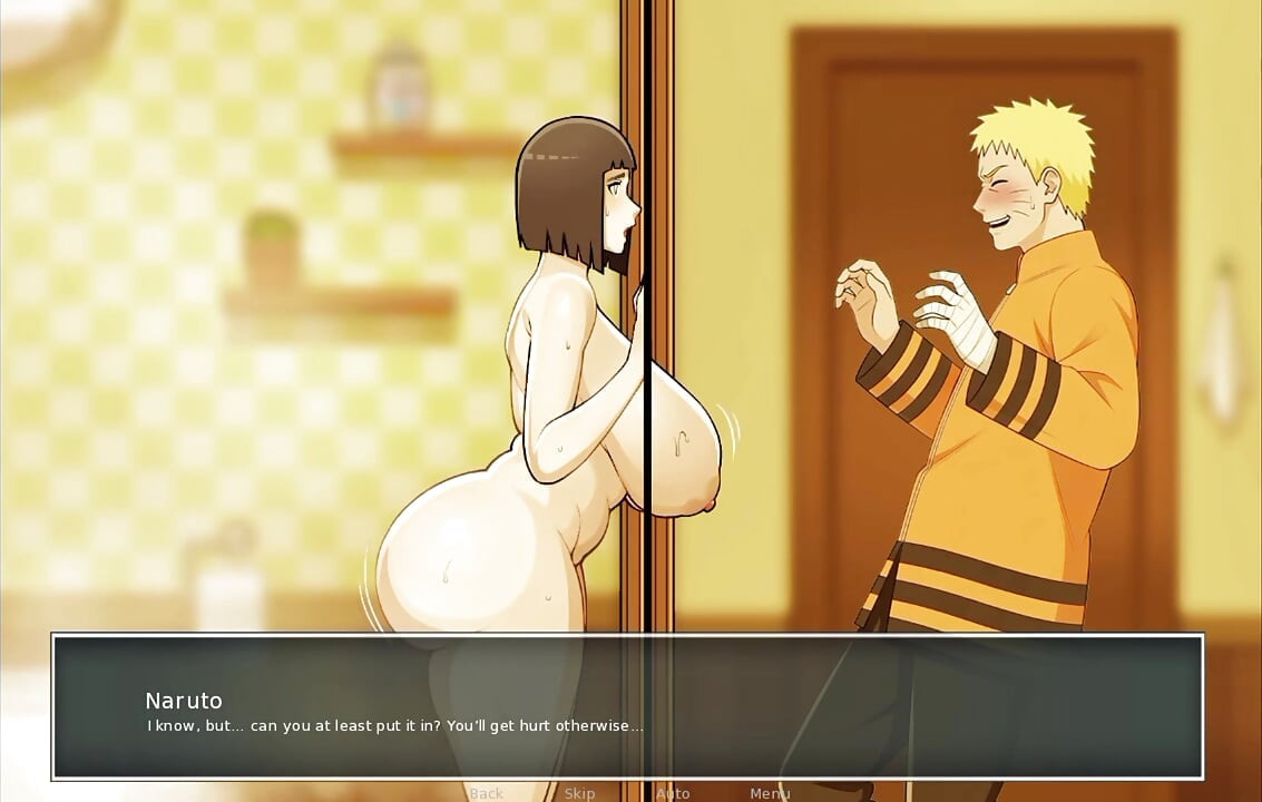 Konoha milfs deel 38 - Naruto bijna betrapt Hinata op masturberen van haar stiefzoon in de badkamer - door Eroticgamesnc