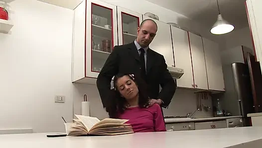 Dirty stepuncle takes advantage of his young little stepniece