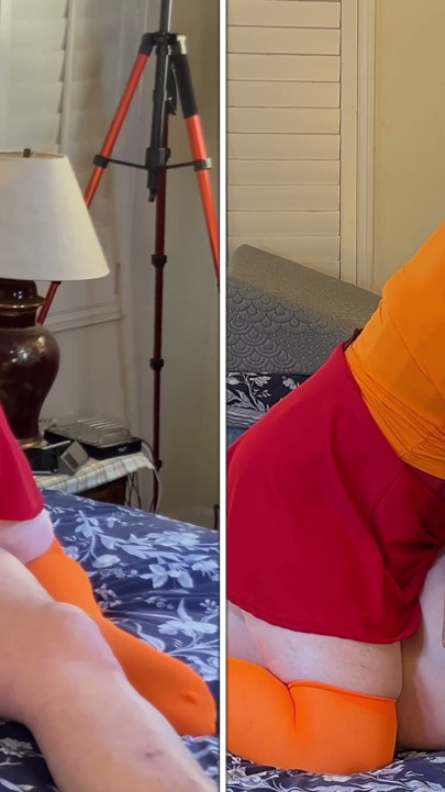 Granny Carmen's Velma Dinkley: Cock Sucking, 2 Position Fucking Creampied Sleuth Shut 63025CAMS1245M | Clip 1