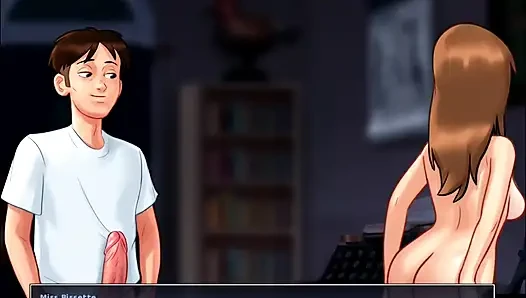 Summertime saga - Johannes got Jenny pregnant.