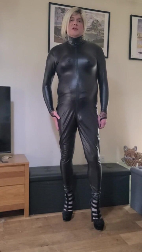 sissy leather slut bitch | Clip 1