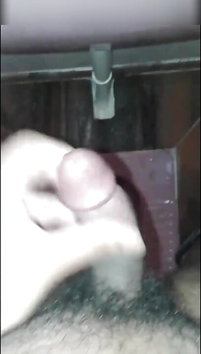 Masterbating in toilet