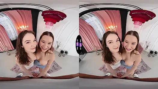 Zwei schlampen, ein schwanz - freundinnen teilen sich eine dicke spermaladung - teenMegaWorld