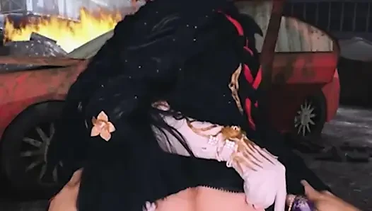 VRCosplayX Время быть шаловливым с Alex Coal как Bayonetta, часть 1