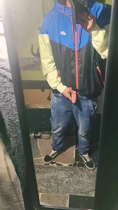 I Am Cumming a Big Load in Mirror