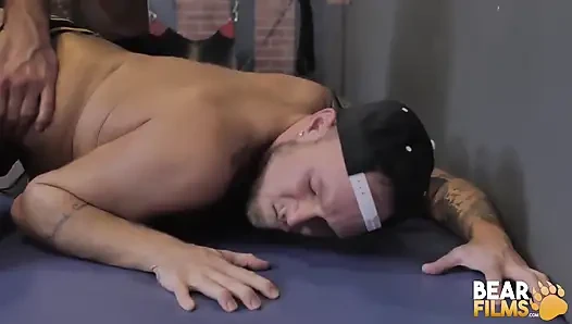 Bearfilms Muscle Bear Sebastian Sax Fucked by Parker Logan