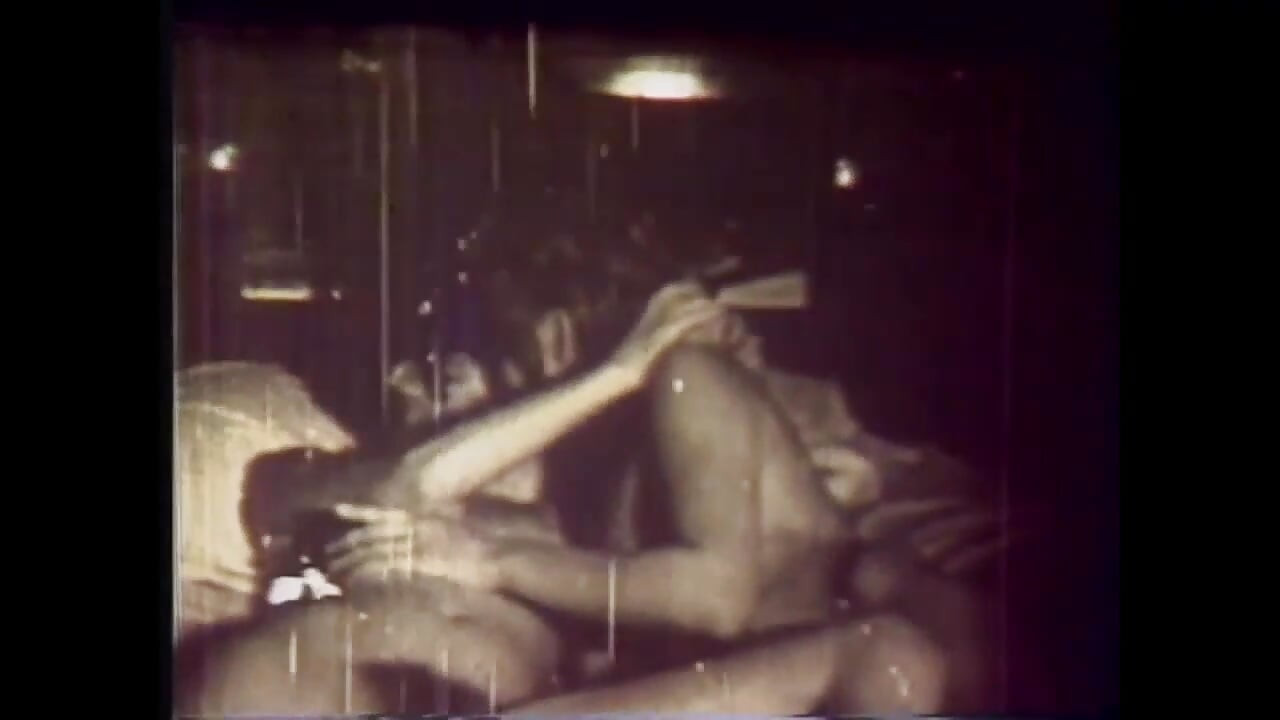 Horny Vintage Lesbians with Lipstick Lick Each Other's Hairy Pussies