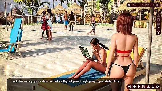 Шёпот желания - верный путь 10 Сара выглядит потрясающе в ее 2 штуках бикини