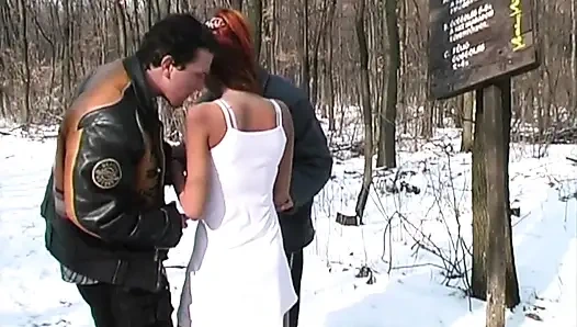 Enema Xxl - Perfect Girl Fucked by Two Guys and Huge Enema