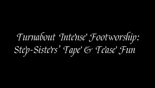 Kiki Daniels & Latina in: Turnabout Intense Foot Worship, Step-sisters Tape Tease Fun (hd + Bts)
