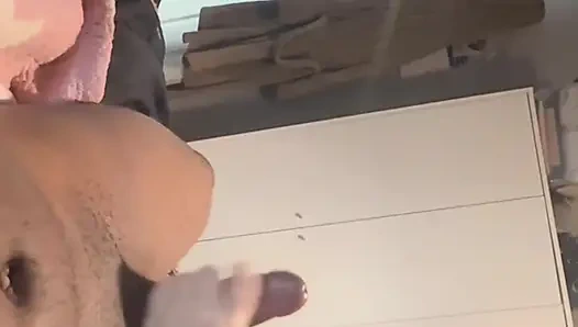 British slut gives her stepbrother a handjob while parents are on vacation