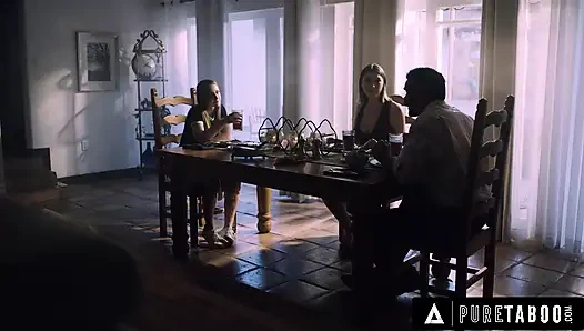 PURE TABOO Creepy Stepdad Secretly Seduces & Fucks His Stepdaughter's Hot Best Friend!