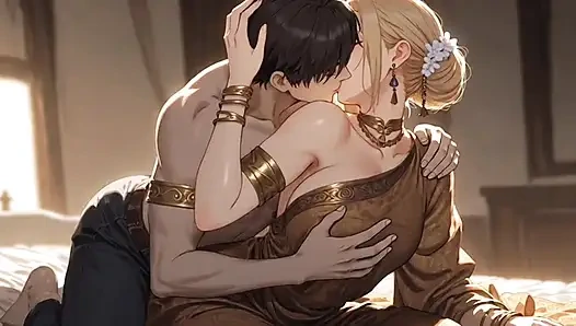 Мачеха с большими сиськами занимается сексом с сыном