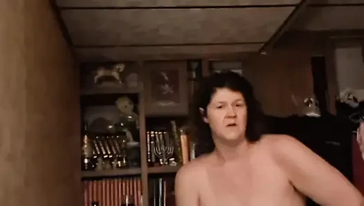 Wilde heiße mama, solo-masturbation