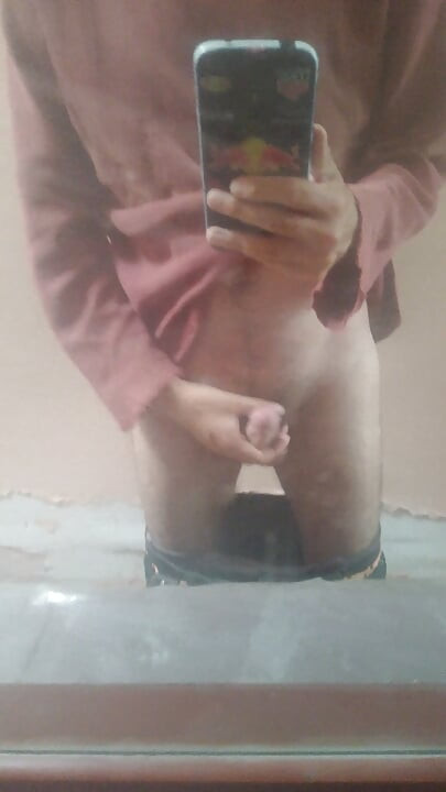 Look how I slap my penis