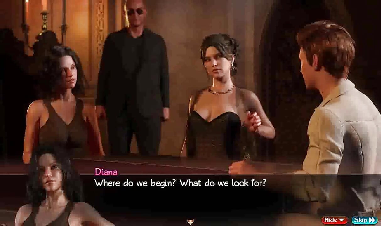 Treasure of Nadia: a sexy MILF and a guy with a very big cock ep 154