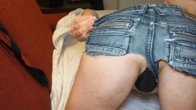 My wide open asshole in a hotpans