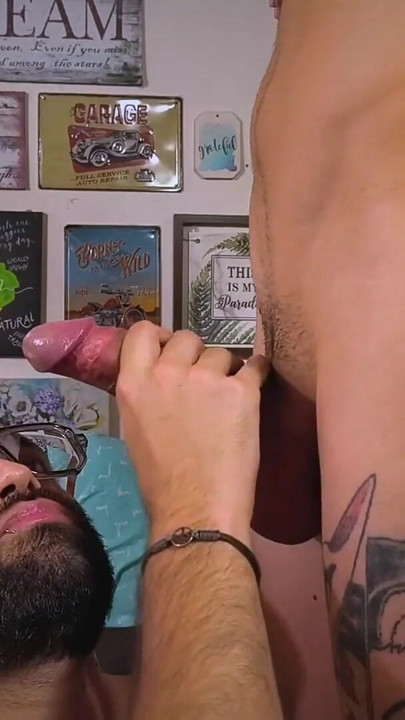 Powerful moment from "Blowjob Facial Camilo Brown Sucking Twink Magic C Big Cock Until He Covers His Face In Thick Cum"