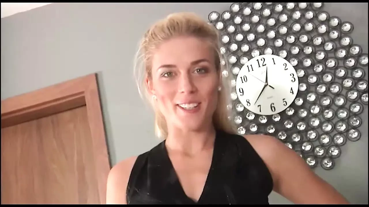 Blonde babes pussy fucking cock sucking threesome...cum on tits