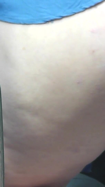 Captivating moment from "Sexy MILF in bathrobe without panties cleans interior car in courtyard of house. No panties. Naked"