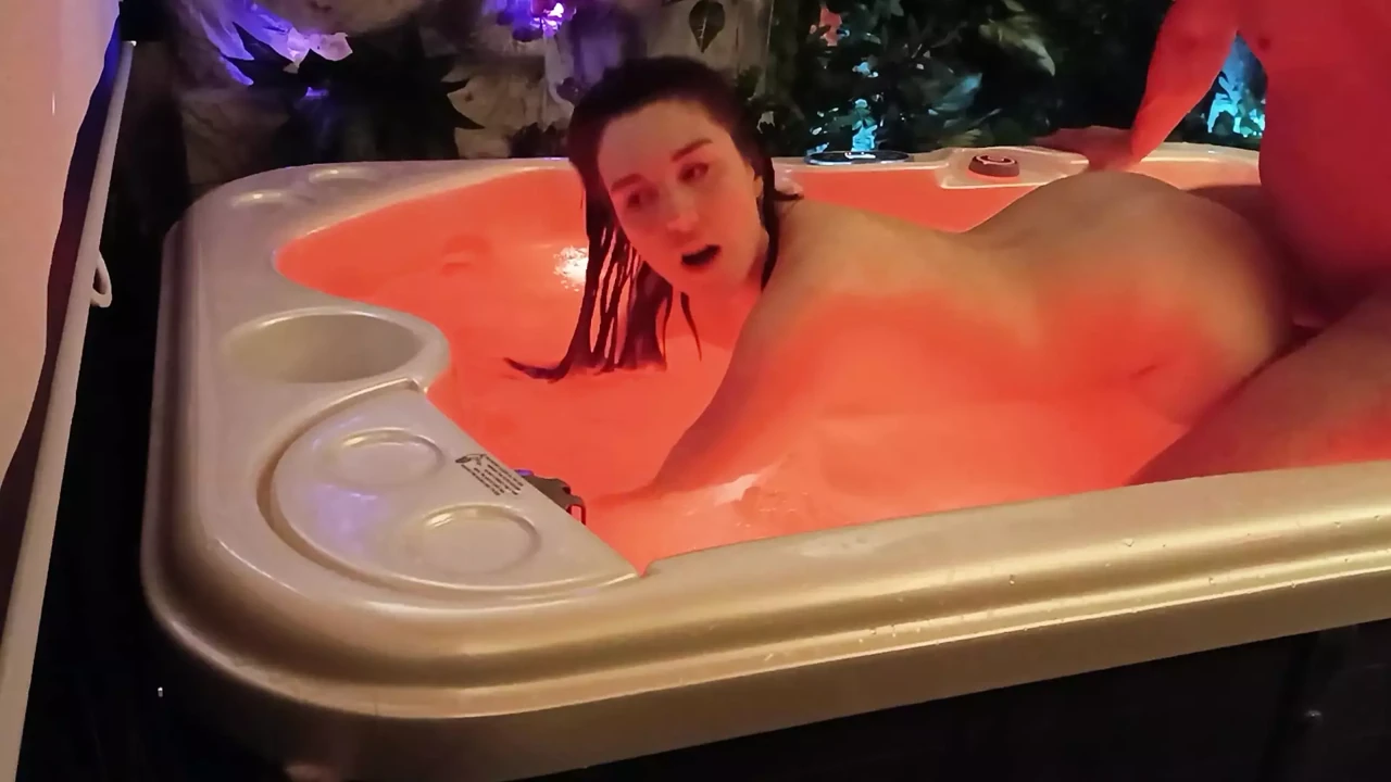 Cheating on My Girlfriend with Naughty Aleya Sun in a Hot Tub