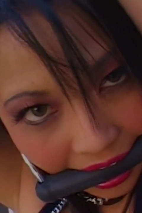 Bad Bitch Biker Girl in a Cage Called in for Some BDSM Freakness