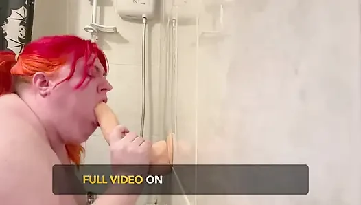 BBW Messy Fun with Dildo