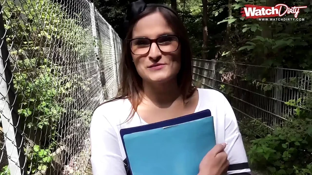junge studentin dreier