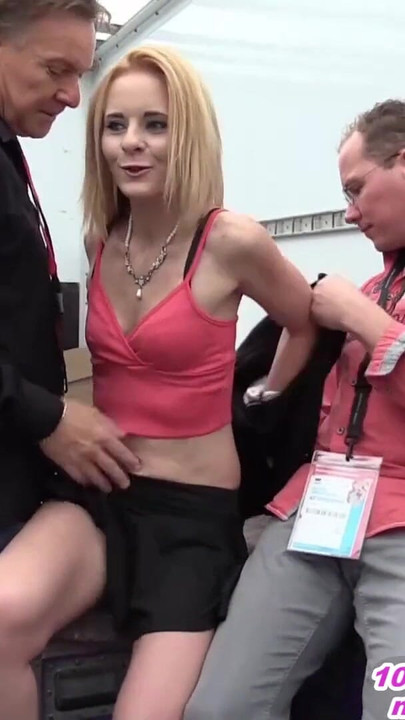Stunning moment from "German teen slut public pick up for threesome Venus Berlin"
