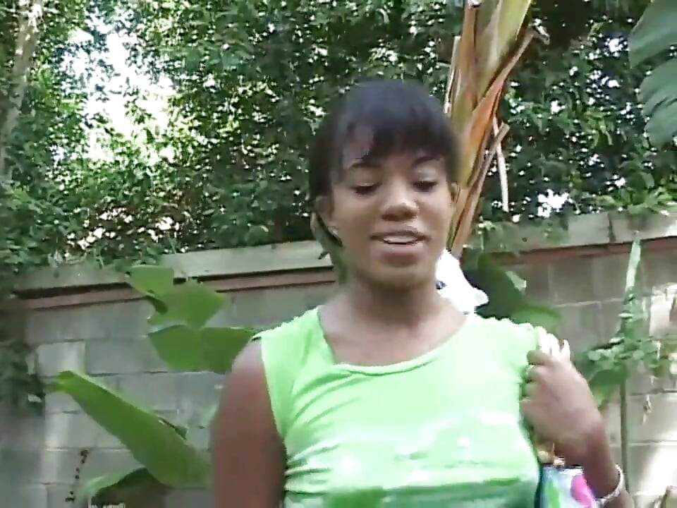 Small tits black babe pussy fucking in dogging position