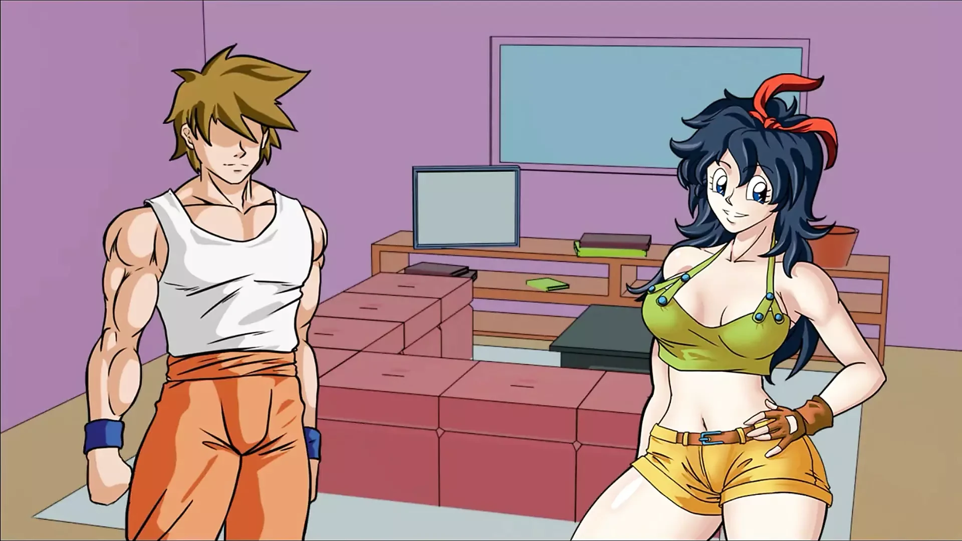 Dragon Girl X - דרגון בול חלק 1 - אי קאמה וארוחת צהריים מאת Loveskysan