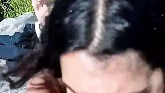 Echter pOV-blowjob - geile latina lutscht fremden