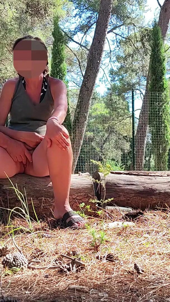 Memorable moment from "Pussy flash - A stranger caught me masturbating in the park and help me squirt - MissCreamy"