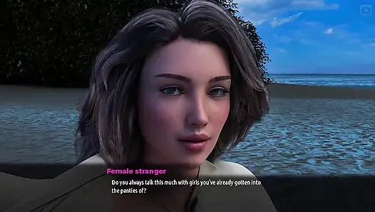 Ветер страсти 08 - милфу-нудисту трахают пальцами на пляже