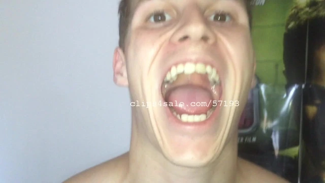 Mouth Fetish - Aaron Mouth Part12 Video1