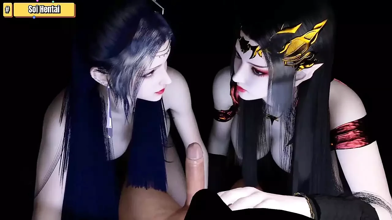 Hentai 3D (ep97) - Medusa Queen and her sis with a man
