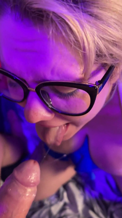 Insanely Sloppy Deepthroat BJ From Live Show - Throatfucked & Facial
