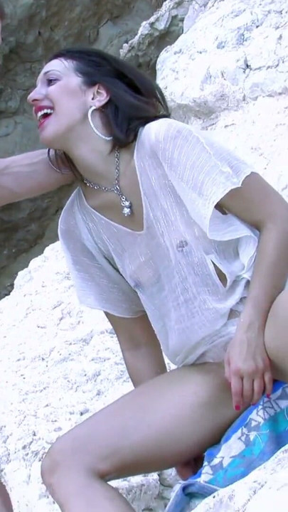 Very hard sex at the beach with Leo Galvez and the French mestizo Nathalie Sainlouis | Clip 1