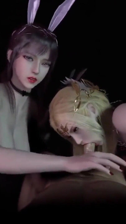 Two Princess Deepthroat - 3D Animation V171