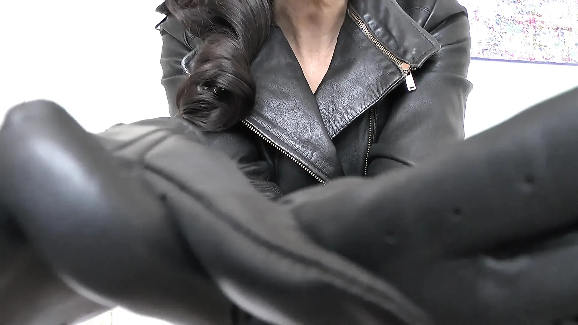 Sniffing Leather Gloves and Cumming in Pants, JOI, POV, Lady Victoria Valente