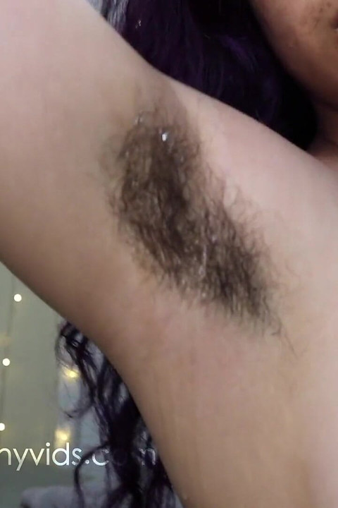 毛深い脇の下崇拝