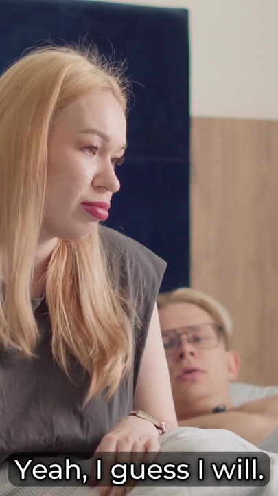 Step Mom Shares Bed With Step Son After Fight with Husband - Morning Creampie! | Clip 1