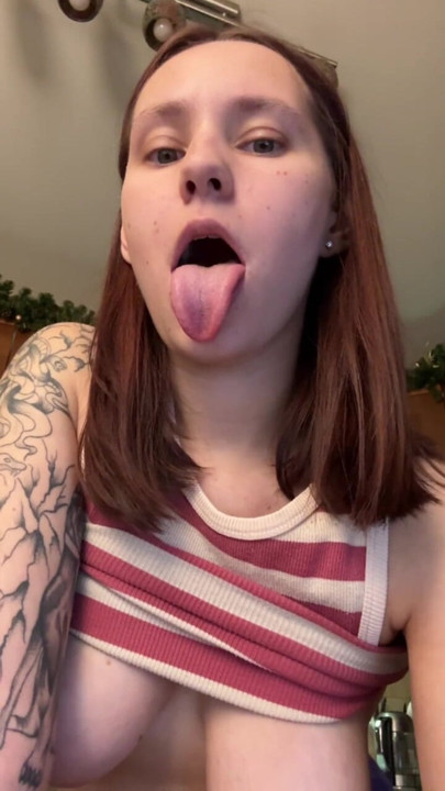 With such a tongue it is very convenient to perform cunnilingus and lick the ass of men