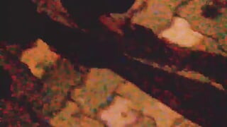 Hot naughty college girl with a vibrator inside take off her skirt on the street and smoke with her anus in the public park.