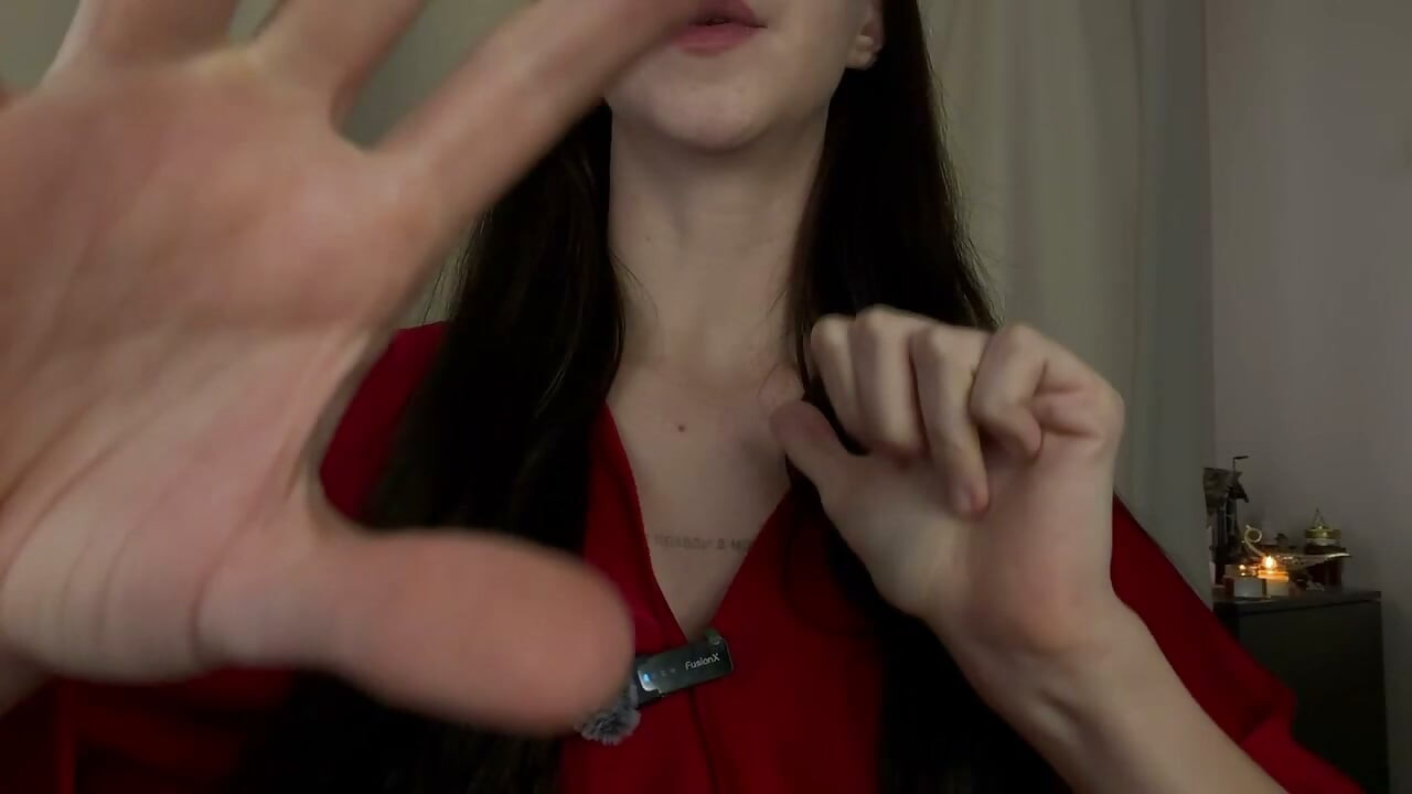 ASMR Slow Hand Movements , Plucking Away Your Stress & Anxiety