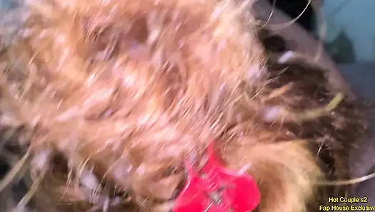 Istri berambut merah suka seks anal di pantat ketat kacau