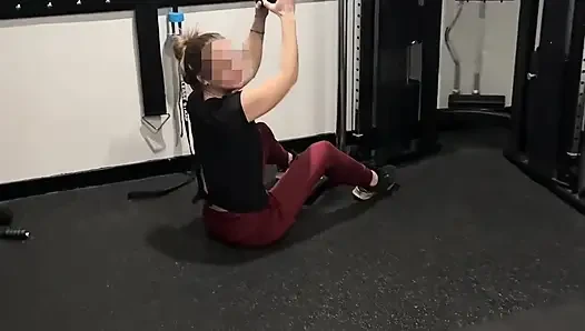 Quick Sneaky Gym Fuck! BBC Works Out Slutty MILF