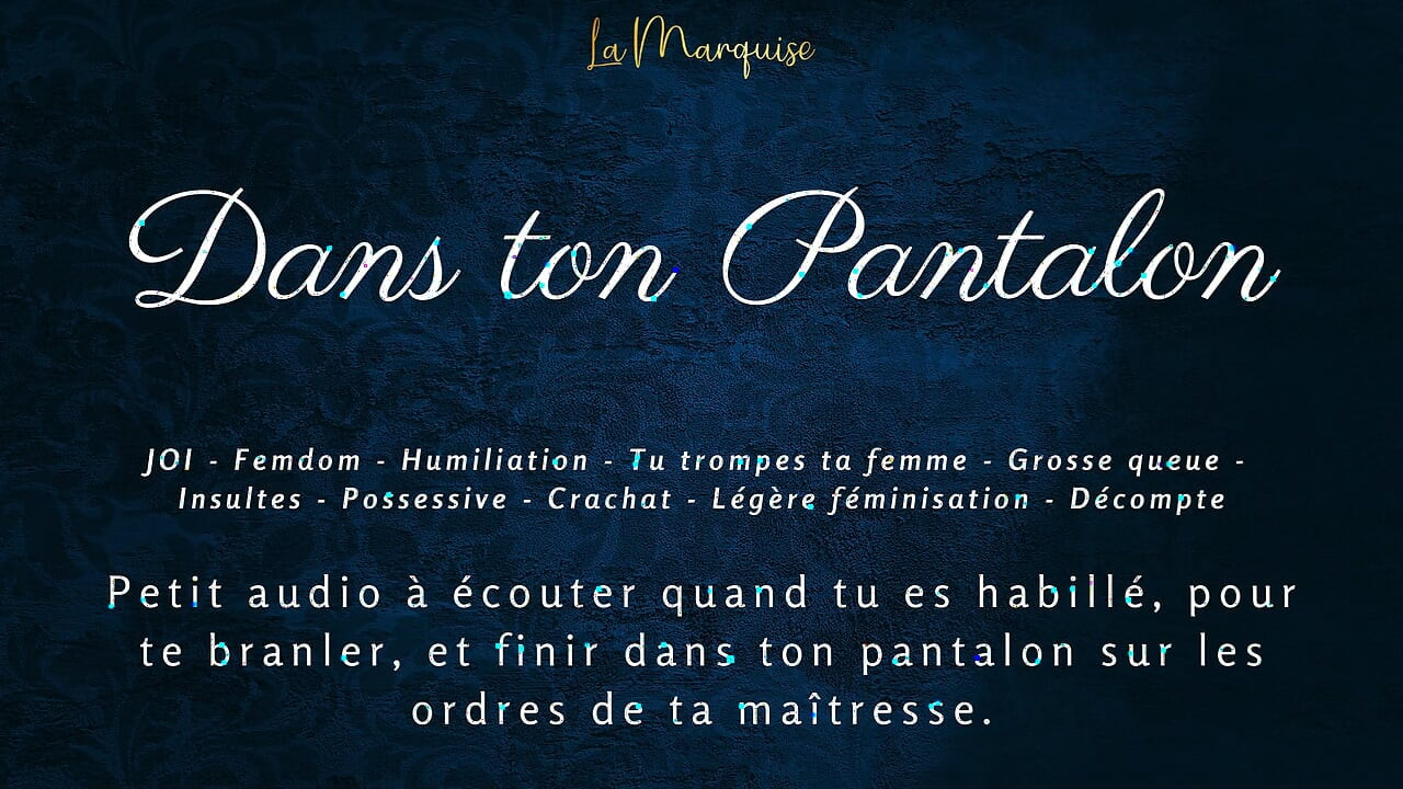 [French Audio Porn] JOI to in your pants