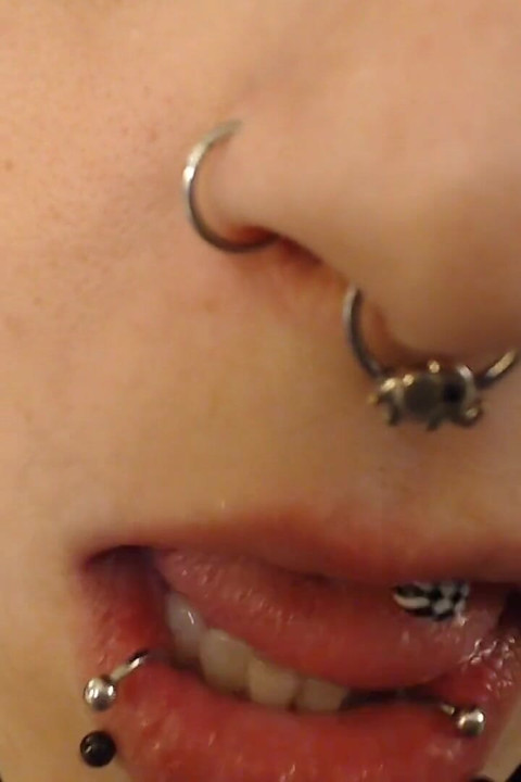 6 Piercings Time to Play Closeup