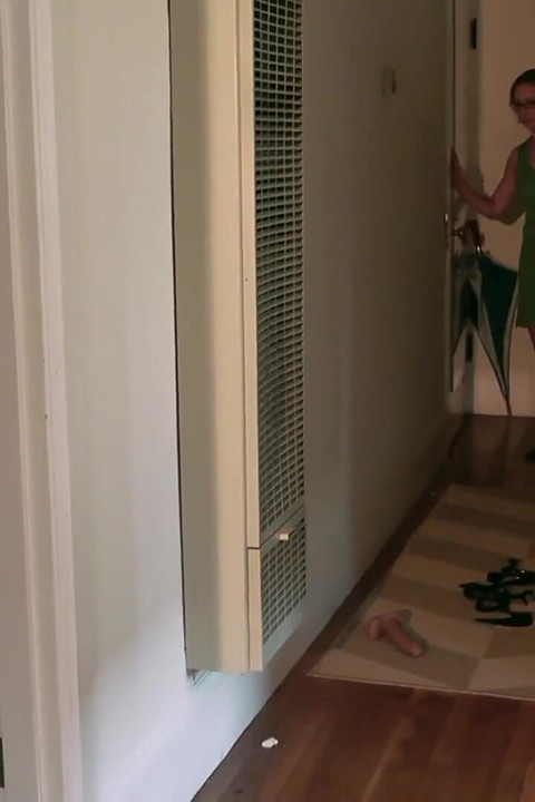 Welcome home: Girls have some great strap-on sex after so long